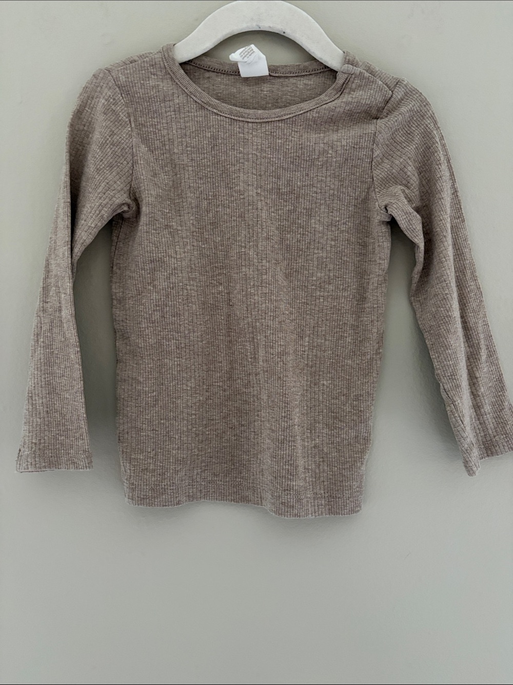 H&M Ribbed Long Sleeve Shirt 3T